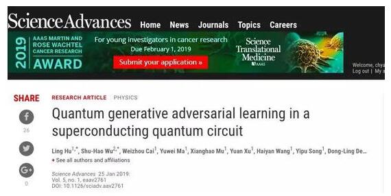 清华团队首次实现量子GAN 准确率98.8%