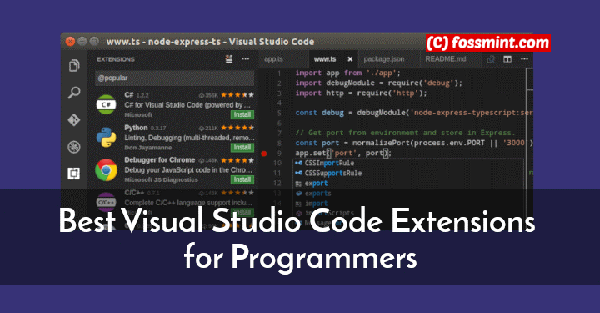 程序员宝典：10个Visual Studio Code插件