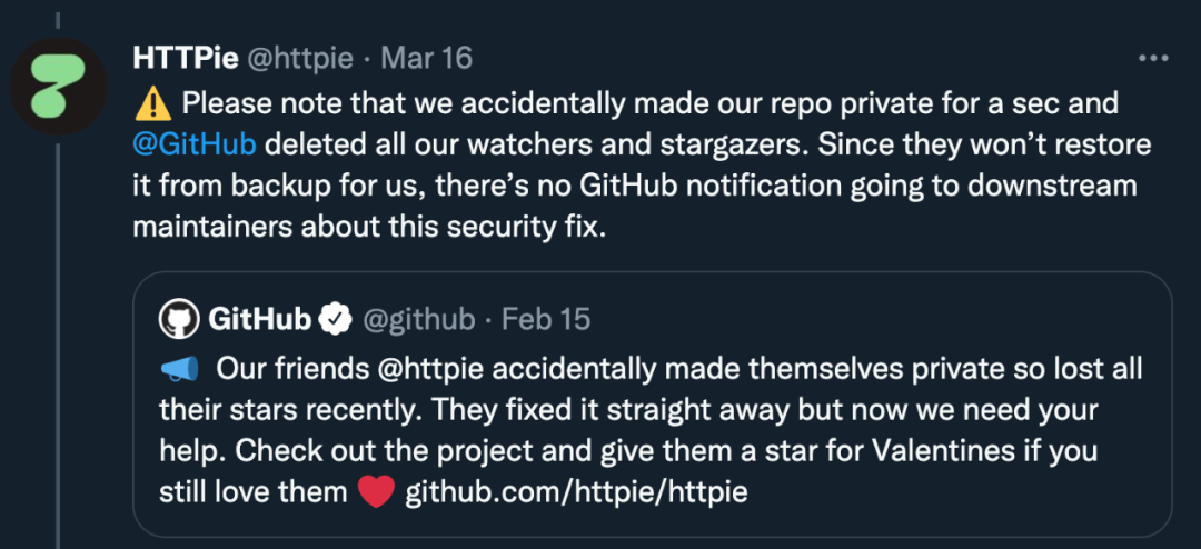 十年积累，5.4万GitHub Star一朝清零：开源史上超大意外损失