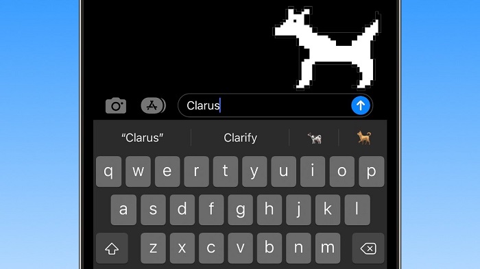苹果在iPhone虚拟键盘上埋藏了Clarus the dogcow彩蛋