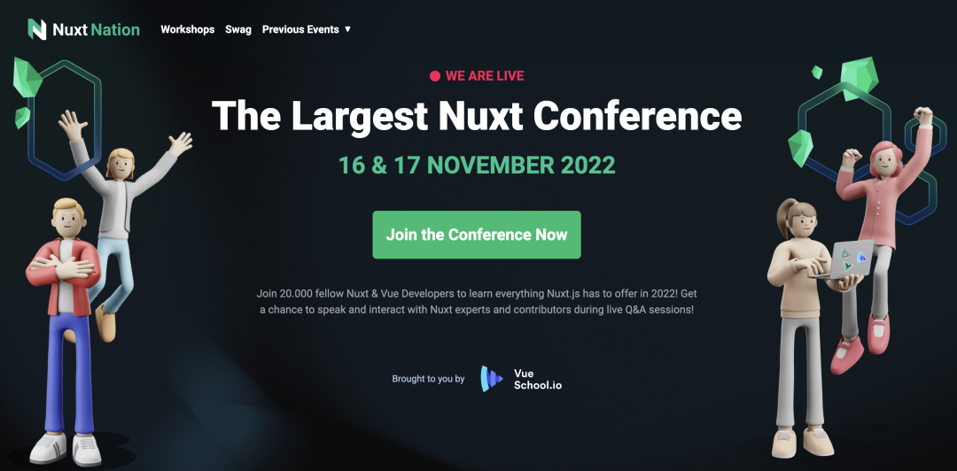 Nuxt.js 3.0 正式发布！为每个人提供了一个愉快的 Vue 全栈开发体验