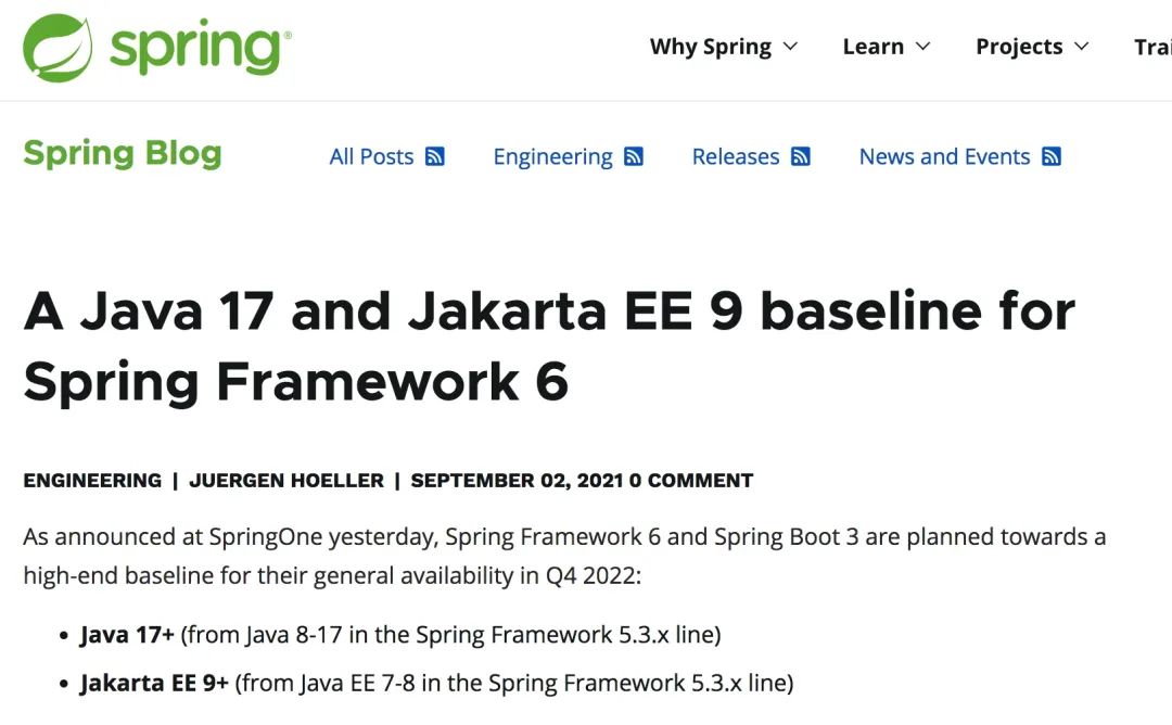 SpringBoot 3.0 最低版本要求的JDK 17，这几个新特性不能不知道！