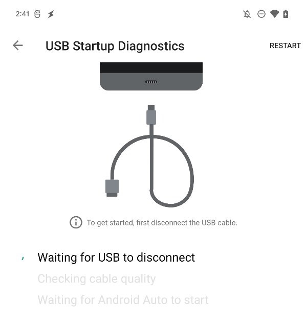 Android Auto诊断工具更新 可检测USB数据线是否损坏
