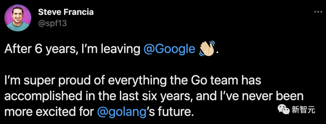 在位6年，谷歌GO语言负责人突然宣布离职！曾带领MongoDB、Docker走向辉煌